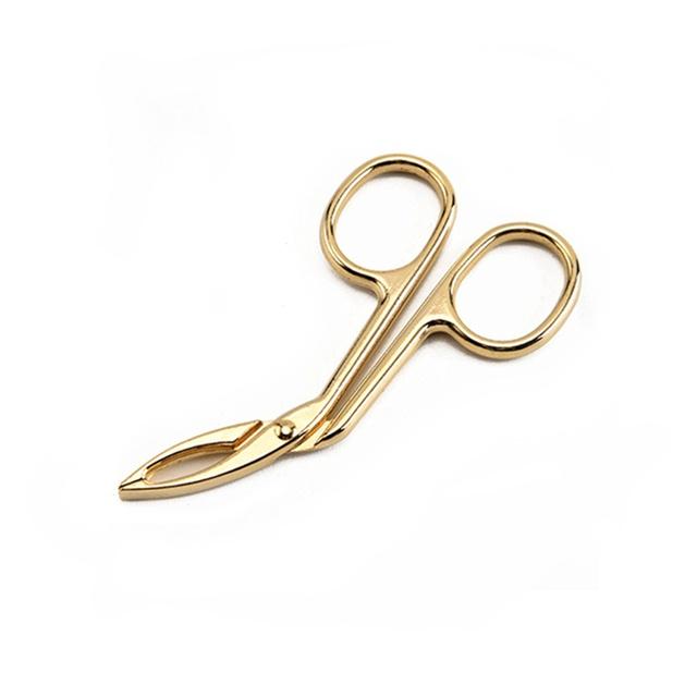 1 шт., пинцет для бровей типа ножниц, съемник для тонких волос, бровей, носа, удаления волос из нержавеющей стали, инструменты для макияжа, аксессуары