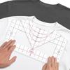 T-Shirt Ruler for Vinyl Alignment Heat Press T-Shirt Measurement Tool All-in-One T-Shirt
