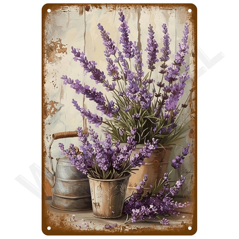 Retro Tin Sign Vintage Metal Signs Plates Posters House Interior Bathroom Wall Art Mural Aesthetic Room Home Decor Decorations