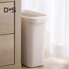 Slim Garbage Can Large Capacity High Durability Easy To Clean Bathroom Garbage Container Decorative Trash Bin