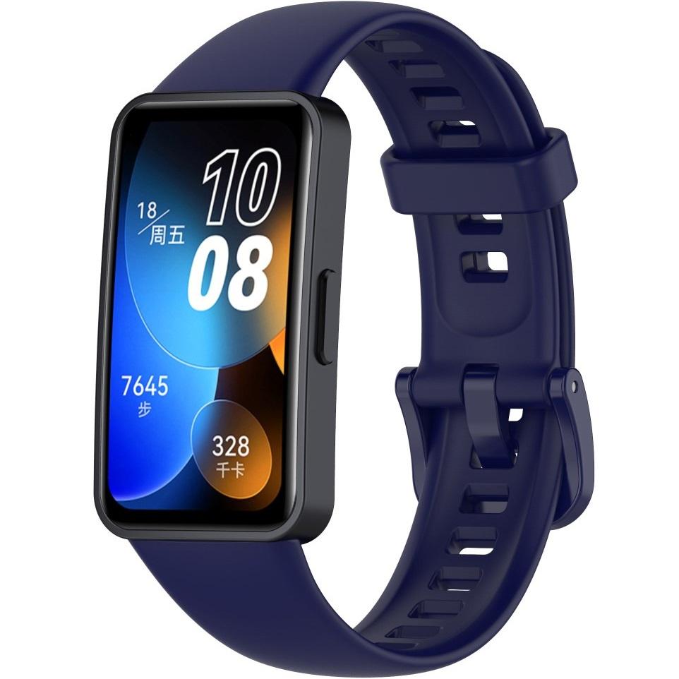 Silicone Strap for Huawei Band 8 / Huawei Band 9 / Huawei Band 10, Navy Blue
