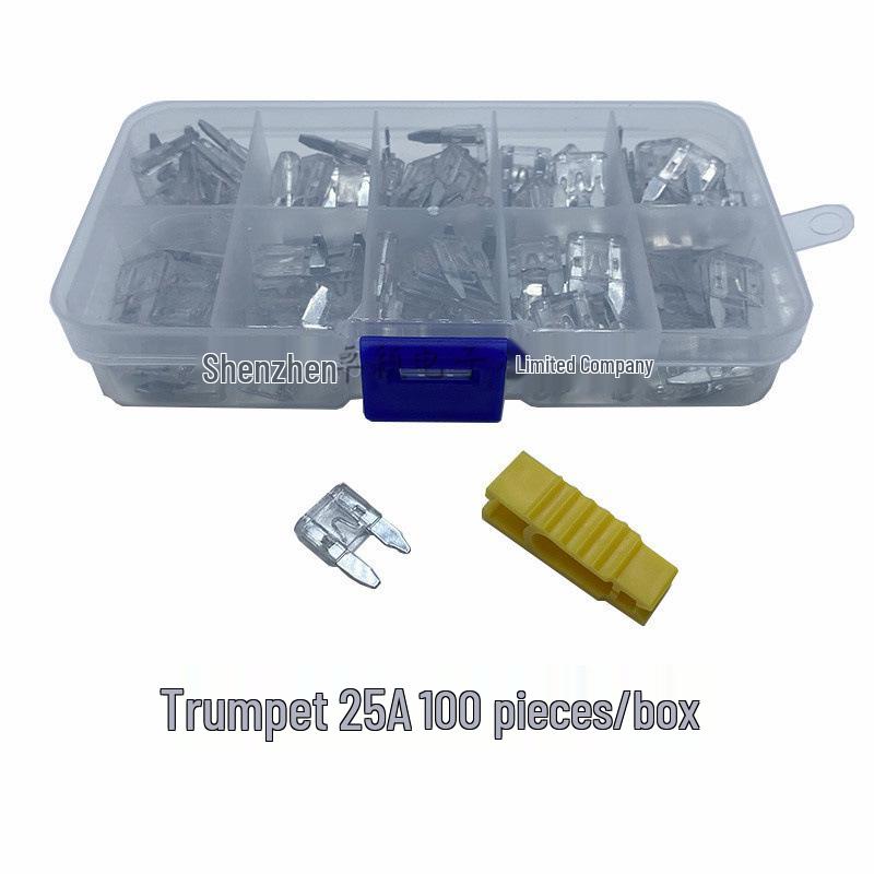 Набор автомобильных предохранителей: Ножевые предохранители малого, среднего и большого размера (1A, 3A, 10A, 15A)