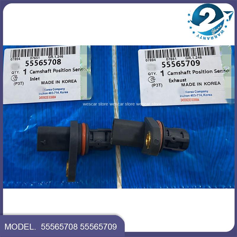 2 шт./комплект Датчик положения распределительного вала Для Chevrolet Aveo Cruze Sonic Opel Vauxhall Pontiac OEM# 55565708 55565709 25195555 25195556
