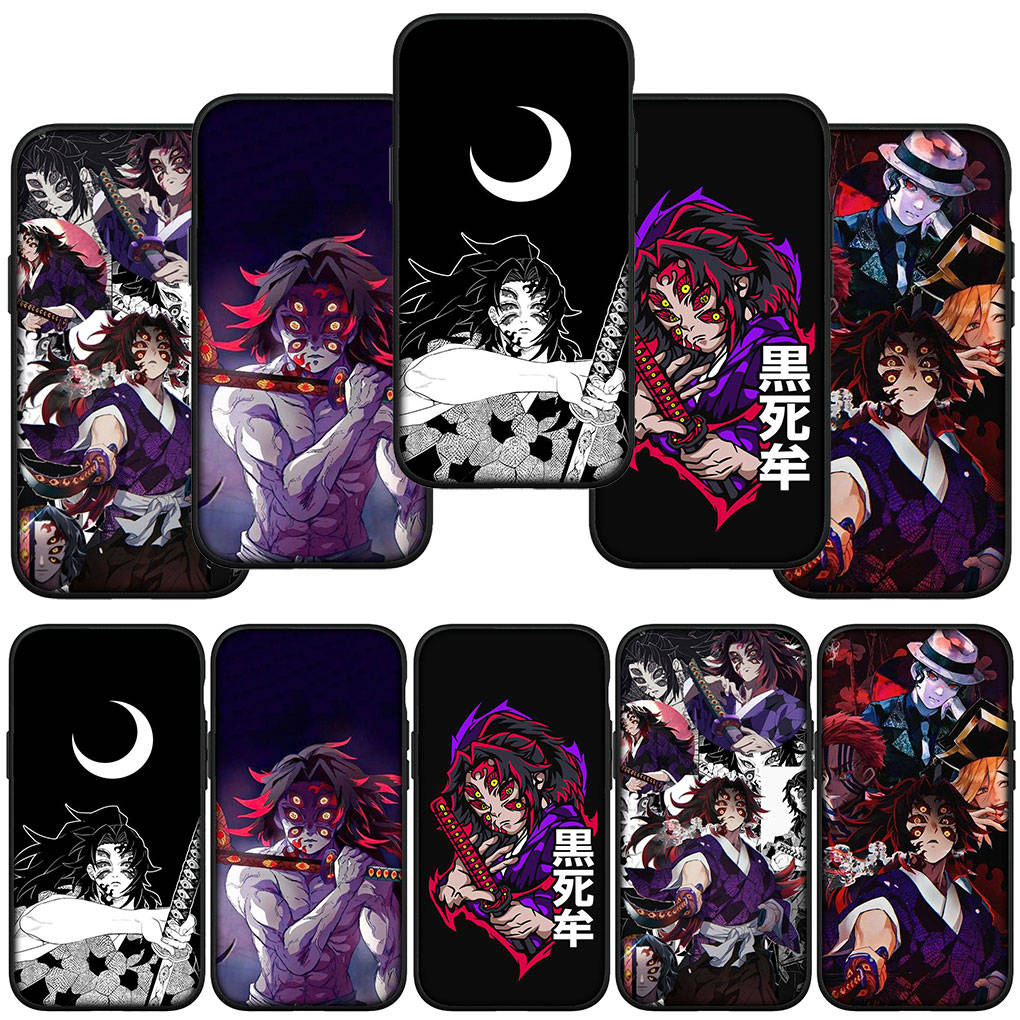 Для iPhone 15 14 Xiaomi Redmi Note 13 12 11 Pro Max X 8 7 XR Samsung Galaxy A24 A15 A05 S24 S23 Huawei OPPO A38 Kokushibo Demon Slayer чехол для телефона