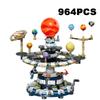 Planet Rotating Universe Interstellar Solar System Building Blocks Sun Earth Space Series Science Education Assemble Bricks Kid