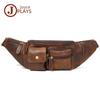 Cross-Border Multifunctional Men's Genuine Crazy Horse Leather Outdoor Sports Waist and Chest Bag Retro Messenger Bag