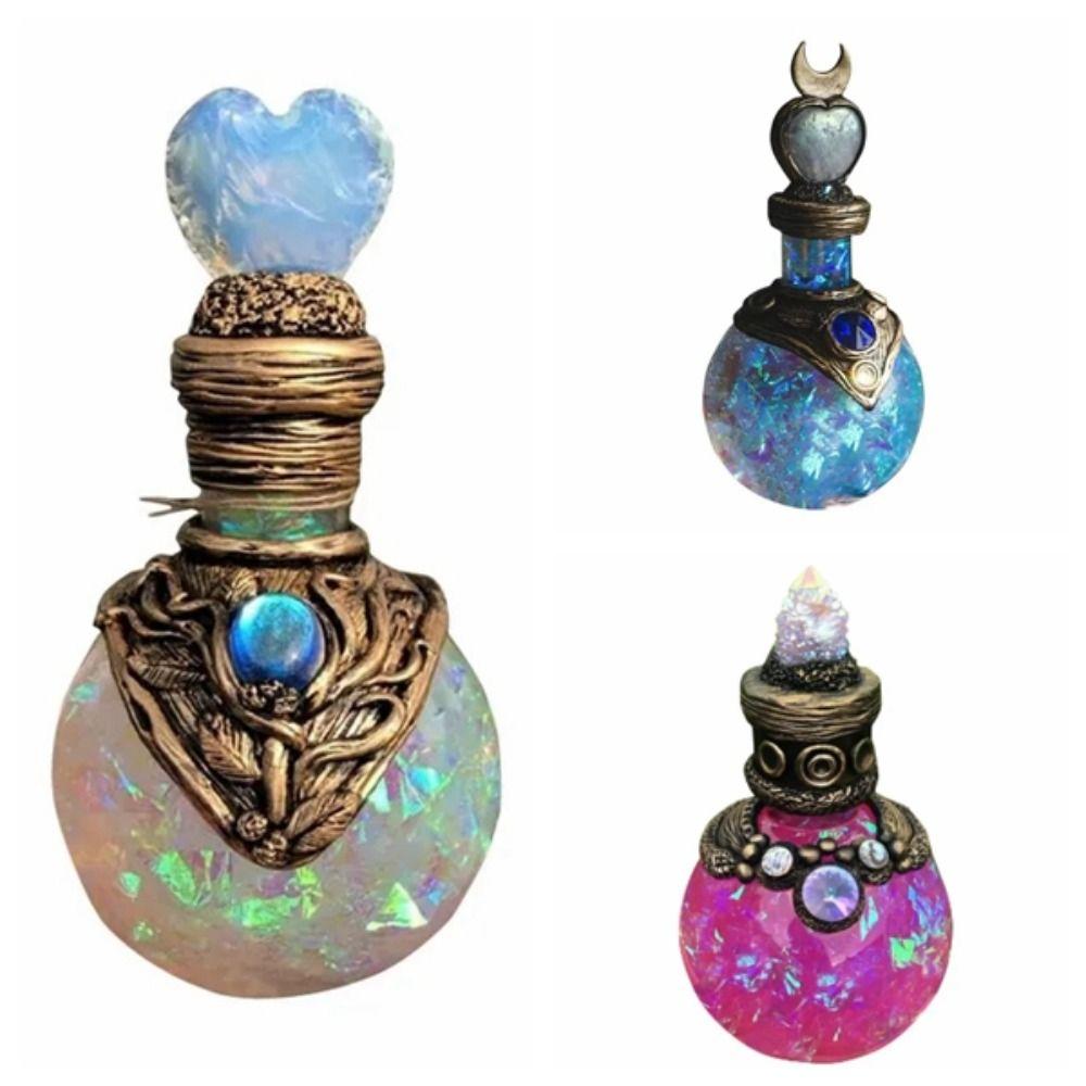 Викторианский Средневековый Ведьма Стеклянный Шар Косплей Магическое Зелье Стеклянная Бутылка Хэллоуин Украшение Реквизит