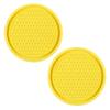 Car 2Pcs Black  Auto Cup Holder Anti Slip Insert Coasters Pads Interior Accessories Universal Fits Perfectly For Most Cups