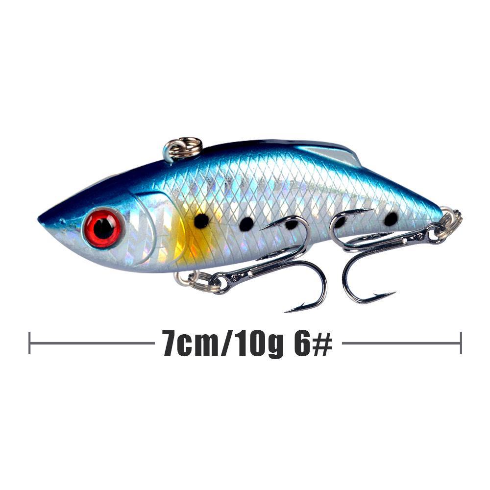 Бионическая рыболовная приманка VIB - 5 цветов, 7 см/10 г