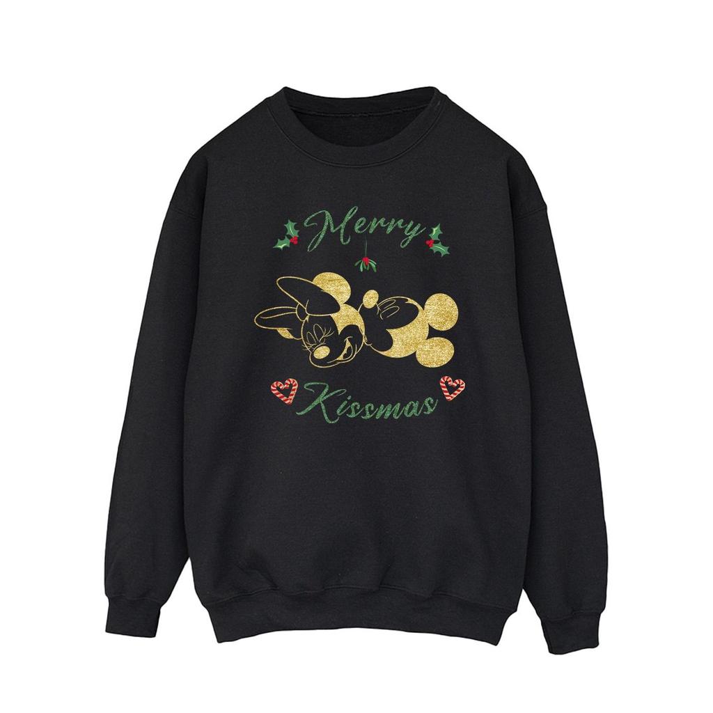 Disney Mens Mickey Mouse Merry Kissmas Sweatshirt