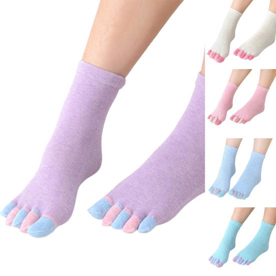 Five-finger Socks High Elasticity Thermal Cotton Anti-skid Women Socks Female Socks