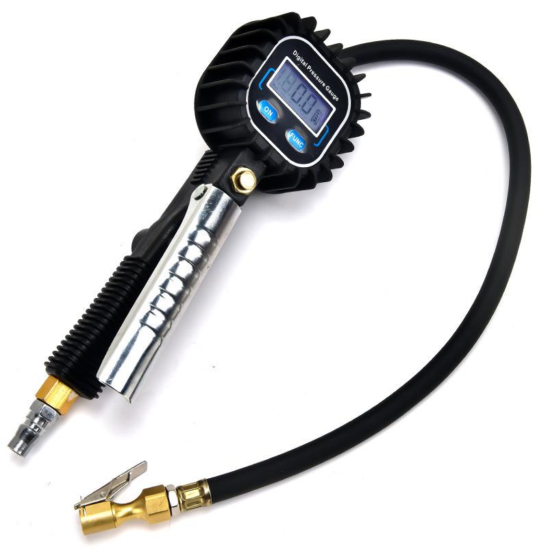High Precision Tire Pressure Gun Digital Display Electronic Pressure Gauge Pumping Meter Digital Pumping Tire Pressure Meter