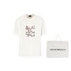EMPORIO ARMANI T Shirt Unisex Ecru 3D1TG3-1JPZZ-01A2