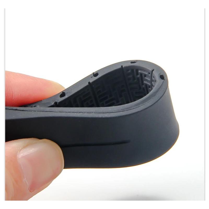 Нескользящий Высокоэластичный для Tissot T-Touch 21 20 мм Черно-Оранжевый T047 T013 T33 Специальный Интерфейс Антивозрастной Силиконовый Ремешок для Часов