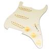 Musiclily Pro SE SSS Strat Prewired Pickguard Staggered Alnico 5 Single Coil Pickup для гитары ST Stratocaster Electric Cream 3P,
