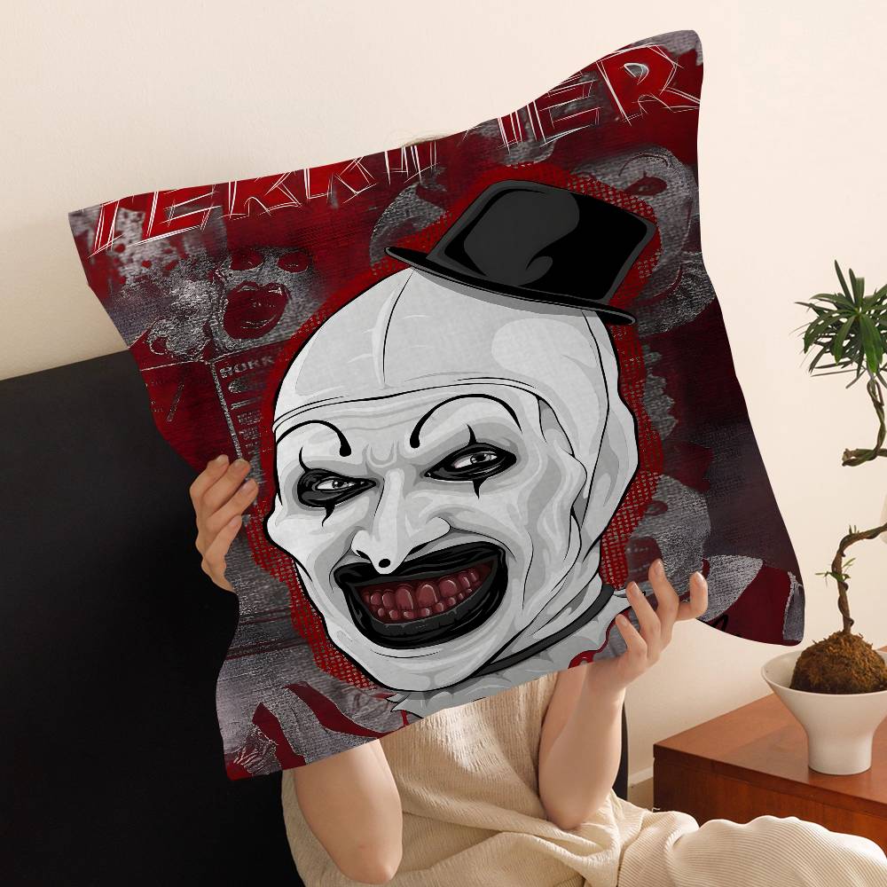 Film Funny TTerrifier Horror pillow cover sofa cushion cover home room decoration children gift