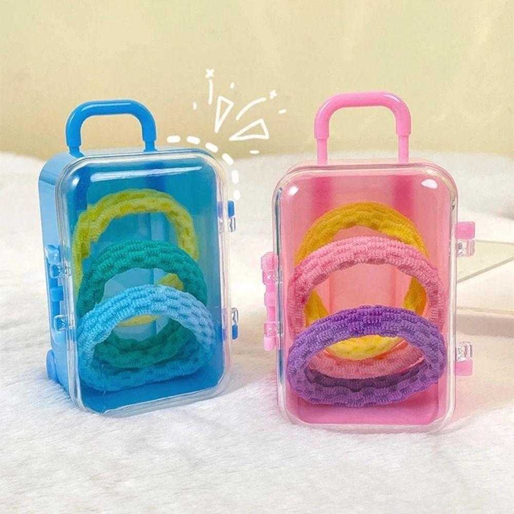 Cute Mini Roller Travel Suitcase Personality Creative Small Luggage Trolley Case Dollhouse Handbag Wedding Candy Box