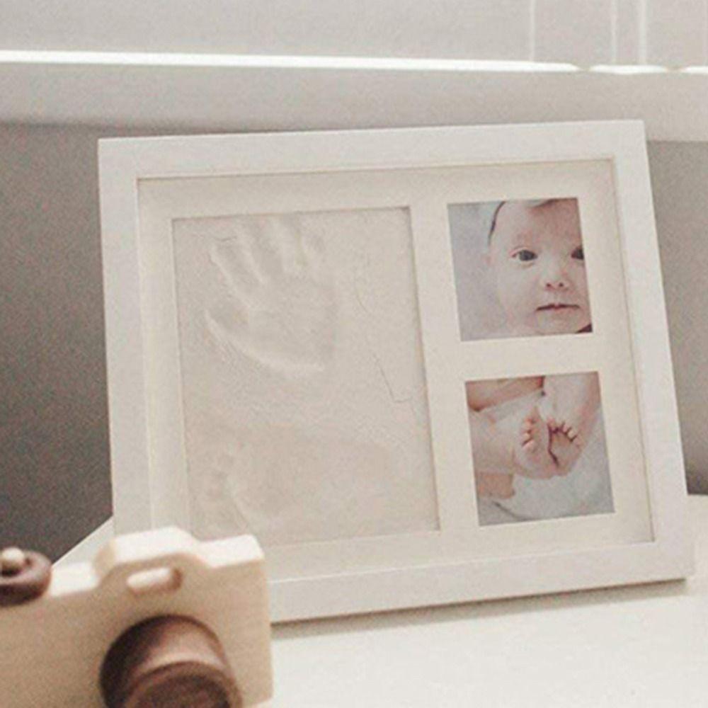 Non-Toxic Paint Photo Frame Imprint Clay Pet Paw Print Kit Father's Day