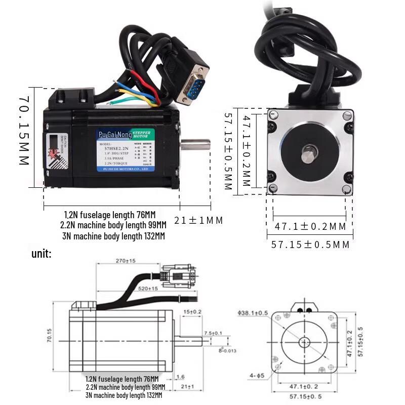 High-Speed Closed-Loop Stepper Motor Kit