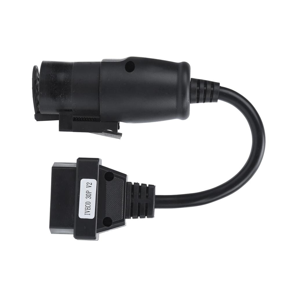 OBD2 30-контактный?16-контактный диагностический кабель-адаптер длиной 250 мм9,8 дюймов для замены грузовиков IVECO