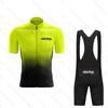 VeloThos Cycling Jersey Set Short Sleeve and Summer Bib Shorts Sport Camping Pro Race Bicycle Clothing MTB Ropa Maillot for Men