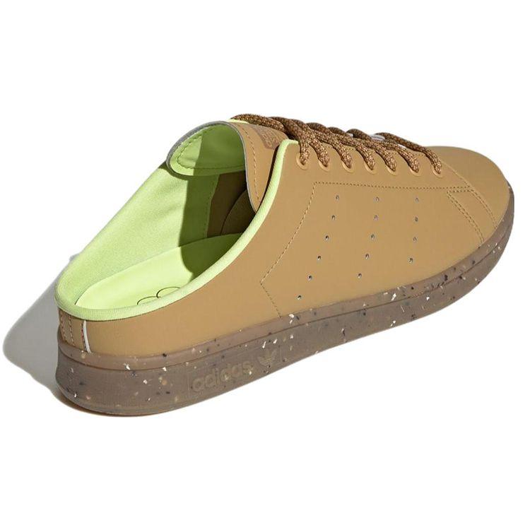 adidas Кроссовки унисекс Stan Smith Mule Plant and Grow Коричневые золотисто-бежевые полузамороженно-желтые GY9666