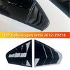 Для Volkswagen Jetta MK6 2012 2013-2018 АБС-пластик Накладка на заднее боковое стекло (жалюзи) Боковая вентиляционная накладка Автомобильные аксессуары на клейкой основе