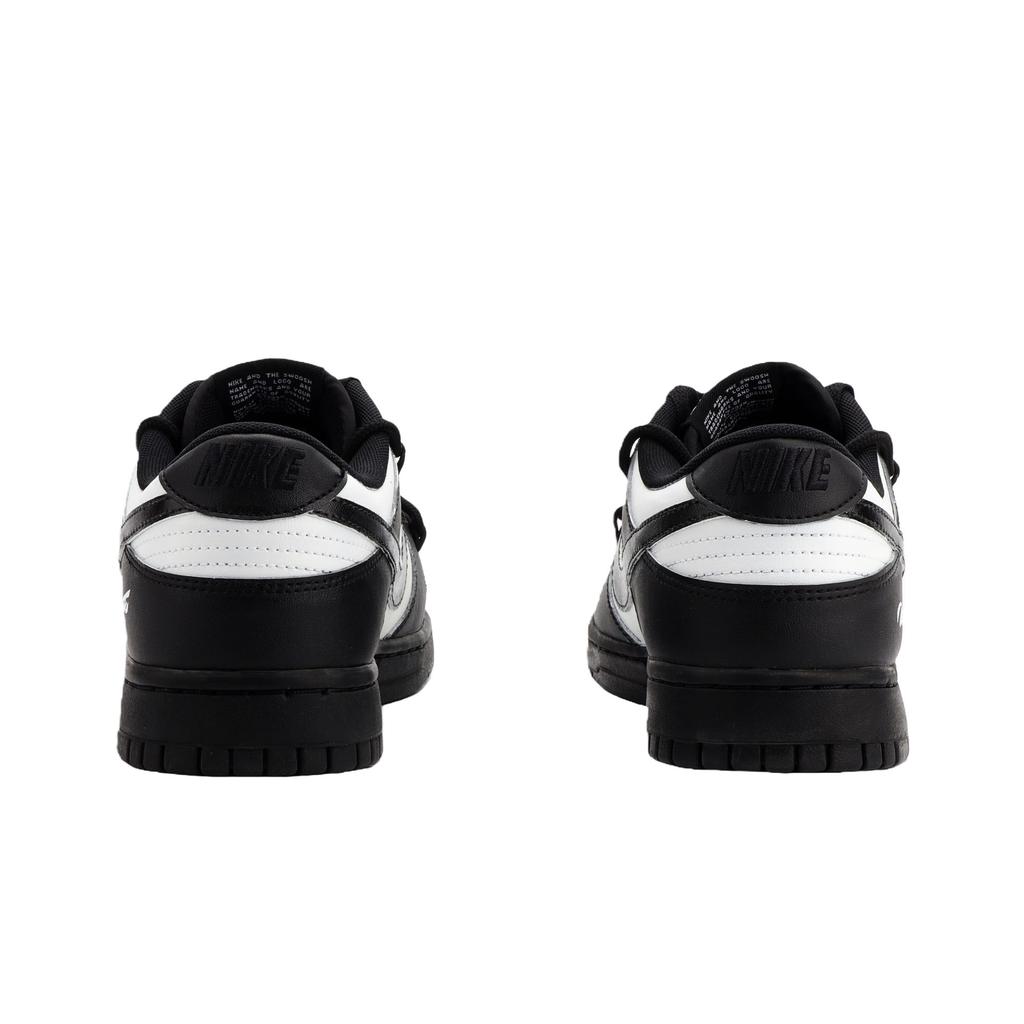 Nike Кроссовки Dunk Минималистичные Нескользящие Износостойкие Низкие Скейтбордические Унисекс Черно-белые IO7606-010(Team724- )