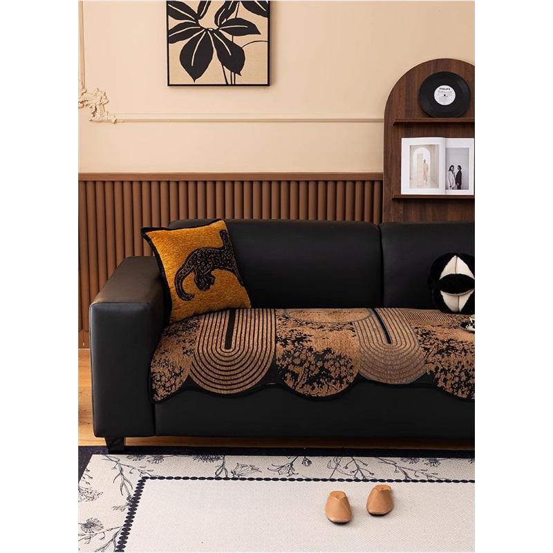 Винтажная подушка для дивана универсальная для всех сезонов высококачественная противоскользящая накидка на сиденье одеяло для осени и зимы