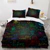 New 3D Printed Mathematical Formula Bedding Set Cartoon Duvet Cover Double Twin Full Queen King Adult Kid Bedclothes Quilt Cover