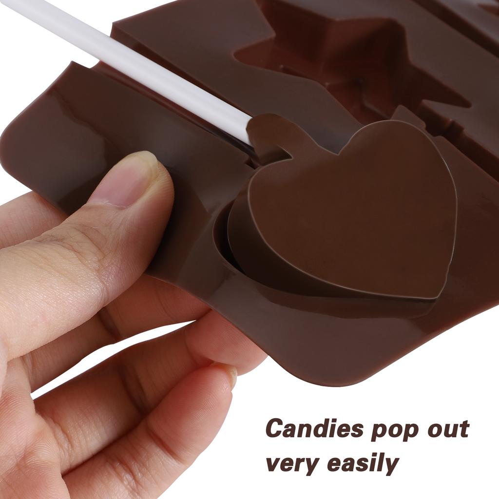 Силиконовая форма для шоколада «Звезда, сердце, любовь, валентинка» для льда и леденцов для детей