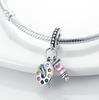 Exquisitesilver Plated Sparkling Family Tree Dangle Charm Beads Fit  Women Bracelet Exquisite Necklace  Jewelry