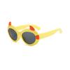 New little devil funny children's sunglasses personality cool cute anti-ultraviolet sunglasses for boys and girls concave shape