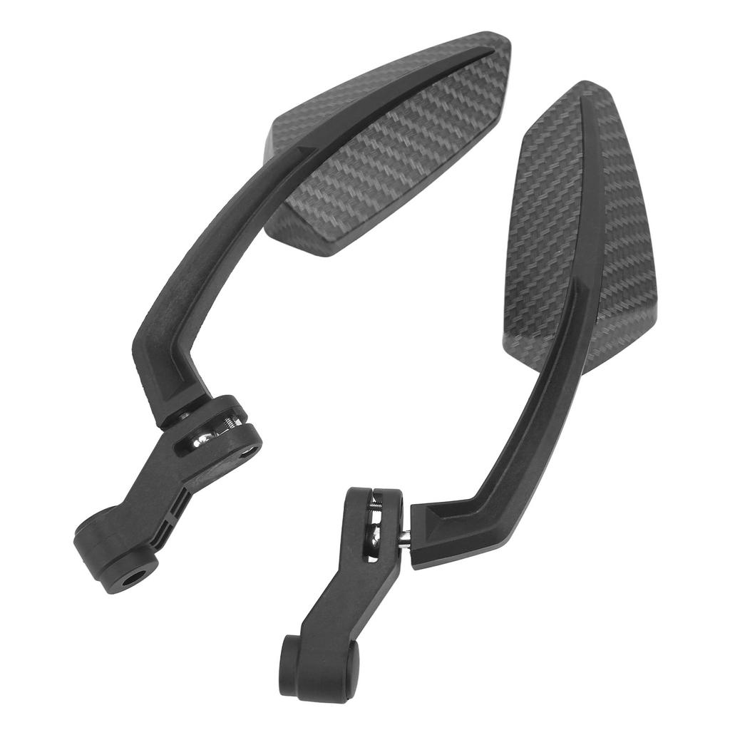 1 Pair Carbon Fiber Style Motorcycle Rearview Mirrors Rotating Side Mirror Replacement for Aprilia