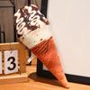 Cartoon Simulated Ice Cream Pillow Plush Toy Cute Ice Cream Cone Pillow Doll Shooting Prop Ornaments