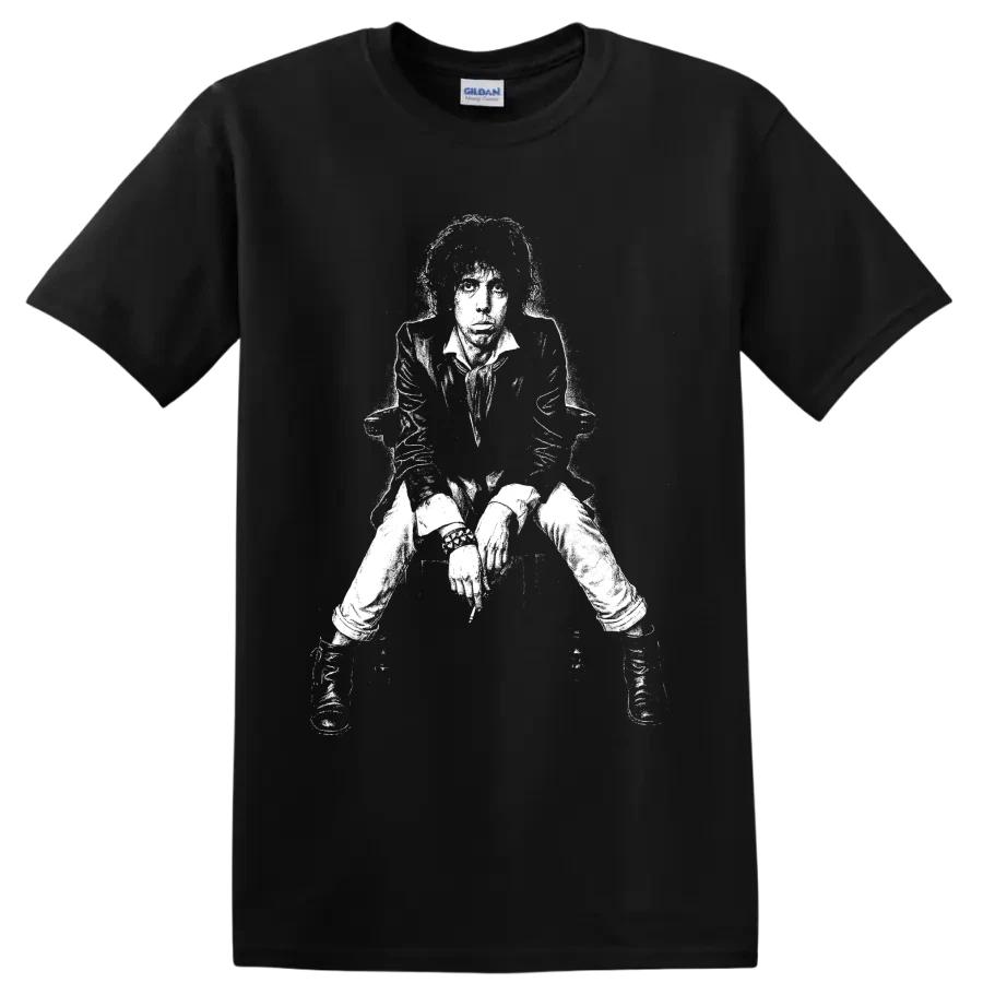 Mick Jagger T Shirt British Rock Singer Portrait Graphic Concert Fan Music Tee