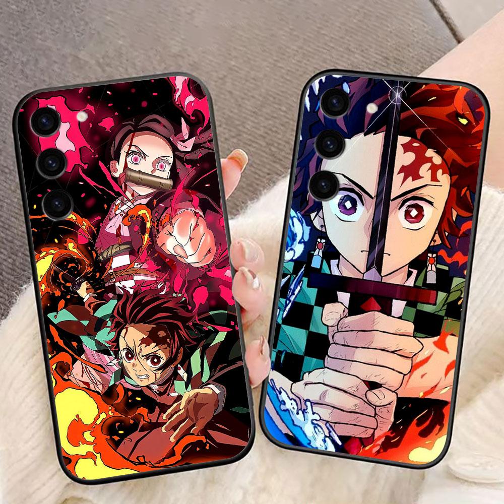 Чехол для телефона Demon Slayer Танджиро для Samsung Galaxy S26 S25 EDGE S24 S23 S22 S21 S20 FE S10 Ultra PLUS LITE
