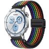 22 мм 20 мм плетеный нейлоновый ремешок для Huawei Watch GT5-4-3-2 Pro 46 мм Samsung Watch 7/6/5/4 магнитный браслет для Amazfit GTR4 ремешок