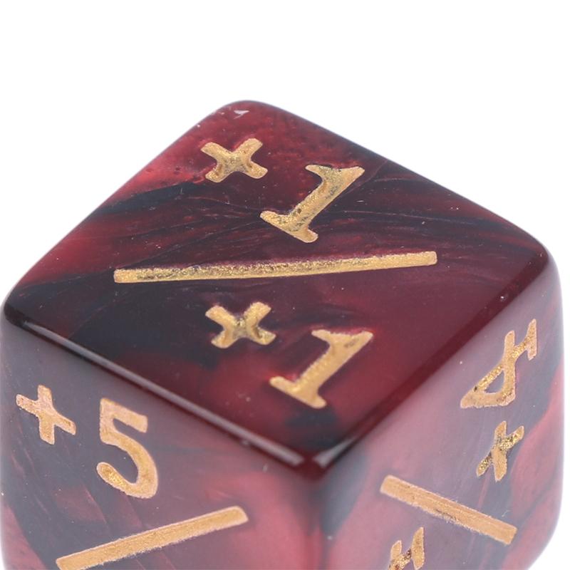 1 шт 16 мм 6-гранные игральные кости счетчики +1/-1 игральные кости детские игрушечные игральные кости для игры