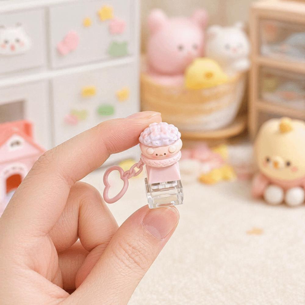 DIY Keyboard Fidget Keychain Cartoon Clicker Toy Relaxing Finger Keyboard Cap  Relief Stress