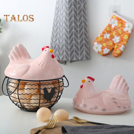 Корзина для хранения яиц с ручкой Большая вместительная нержавеющая, устойчивая к коррозии корзина для сбора яиц с полыми отверстиями