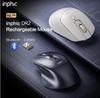 Inphic DR2 беспроводная Bluetooth-мышь с тремя режимами бесшумной зарядки для ноутбука, офиса, мобильного телефона, планшета, универсального