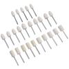 25Pcs Felt Polishing Wheel Wool Buffing Grinding Bits Grinder Head Rotary Tool Drill Attachment