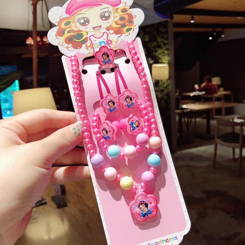 Детский милый мультяшный браслет-цепочка с подвесками-фруктами и Счастливым Драконом - Подарочная коробка на День Рождения