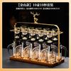 Роскошный набор хрустальных стаканов для байцзю, ручной работы