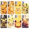 Чехол CT53 Cute Pikachu для Samsung A04 A14 A23 A34 A54 M23 M33 M52 M53 Realme 10 9 C30S C35 C55 VIVO Y02S Y21 Y33S Y51 X80 Pro Прозрачный чехол