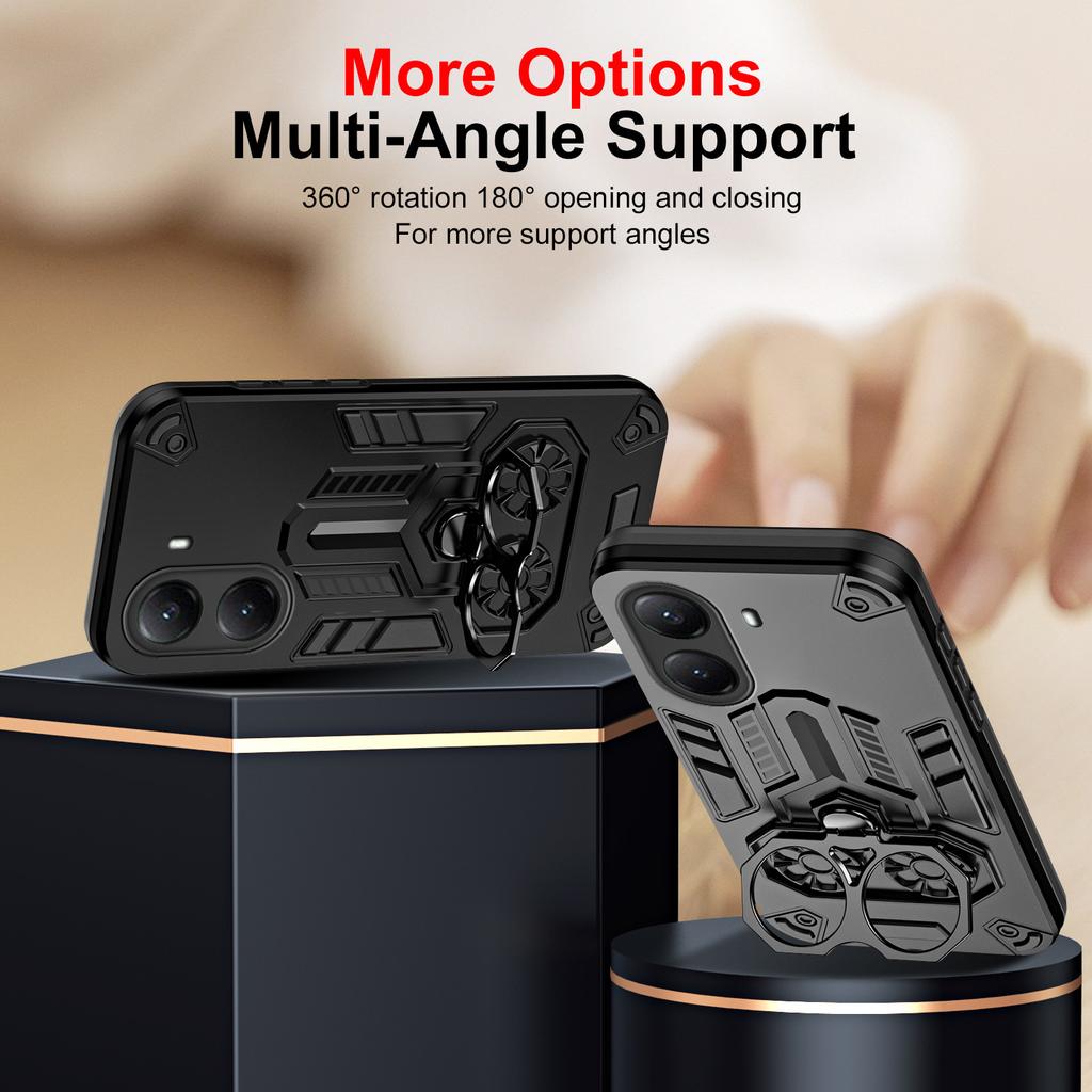 Применимо к чехлу для мобильного телефона Xiaomi Redmi Turbo4 Skywalker POCOX7Pro с двойным кольцом-подставкой, противоударный защитный чехол