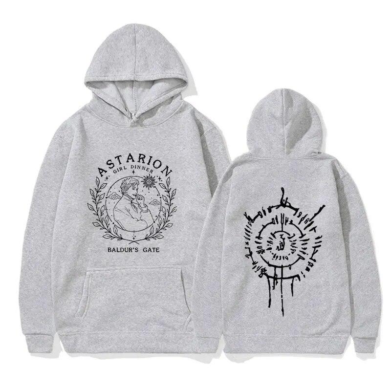 Горячая 2023 пуловер Astarion с капюшоном унисекс, повседневные модные толстовки с длинными рукавами, унисекс, свободные флисовые толстовки большого размера, уличная одежда