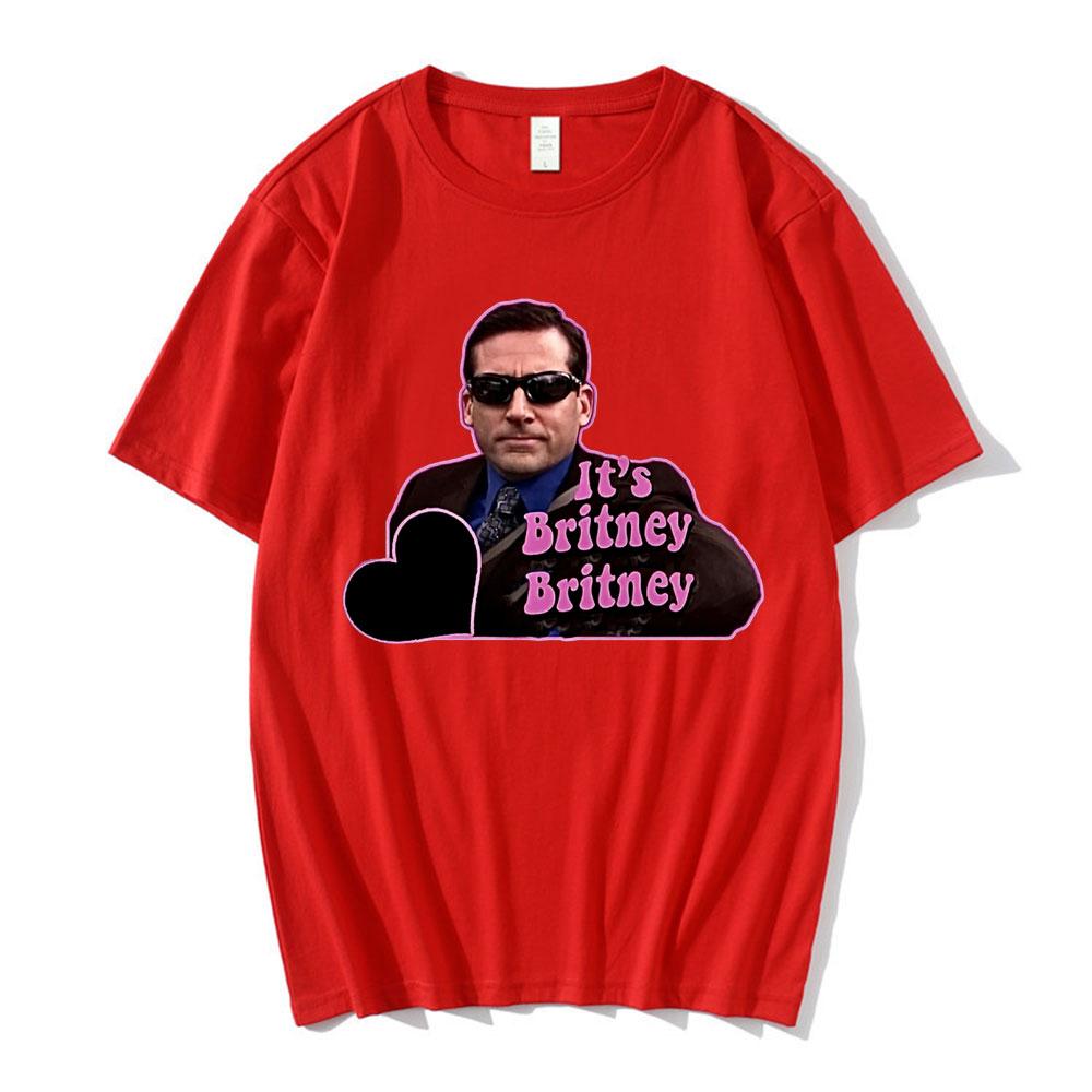 Michael Scott Homage The Office Unisex Tshirts Tv Series Dwight SchruteJim Halpert Its Britney Graphic Tshirt Streetwear Unisex