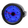 52mm Pressure Turbo Boost Gauge -30~30 PSI with Blue Led Light 52mm Digital pointer Car Gauge Meter Car Accessories